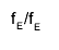 f_{E}/f_{E}