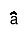 #hat{a}