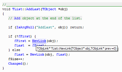 HTML version of the source file linking all types and most functions
