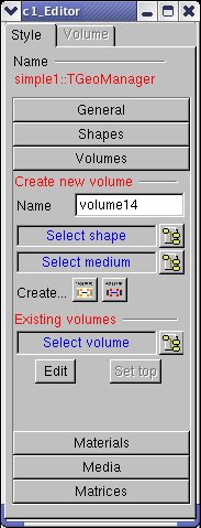 Accessing/creating different categories of editable objects
