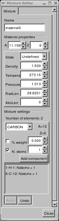 Geometry Mixture Editor