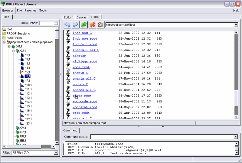 The new ROOT Browser - 4