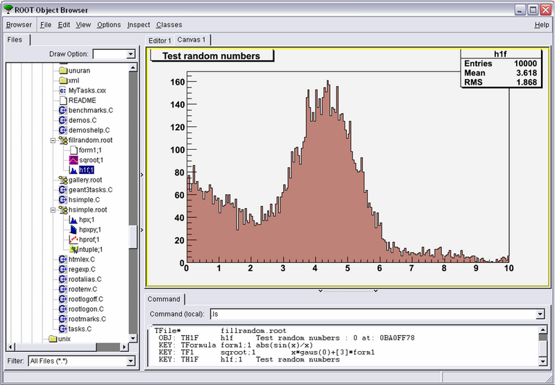 The new ROOT Browser - 1