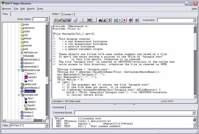 The new ROOT Browser - 2