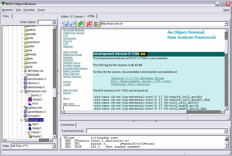 The new ROOT Browser - 3