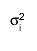 #sigma_{i}^{2}