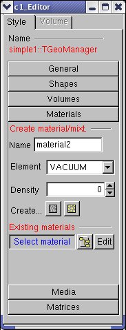 Accessing/creating different categories of editable objects