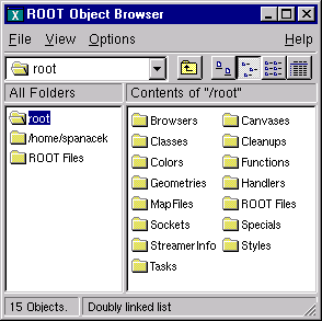 The ROOT Object Browser